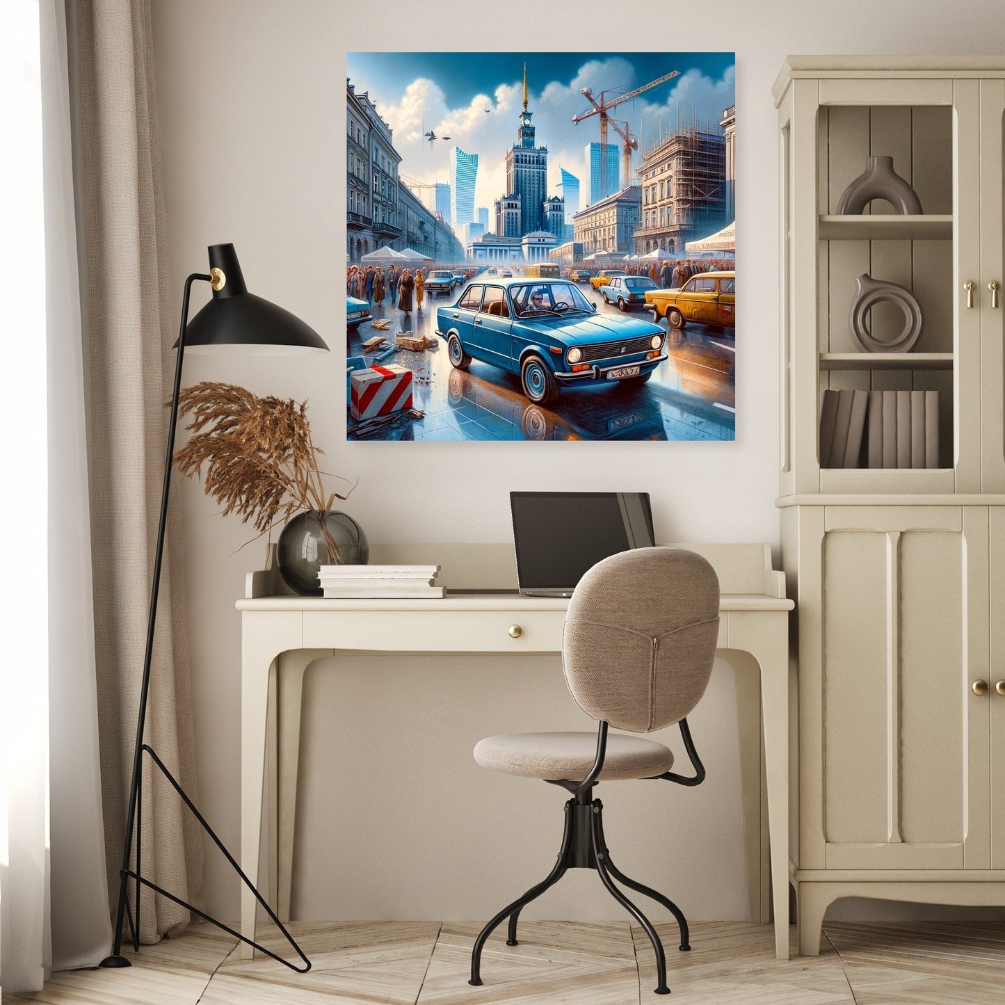 Warsaw Reimagined Canvas
