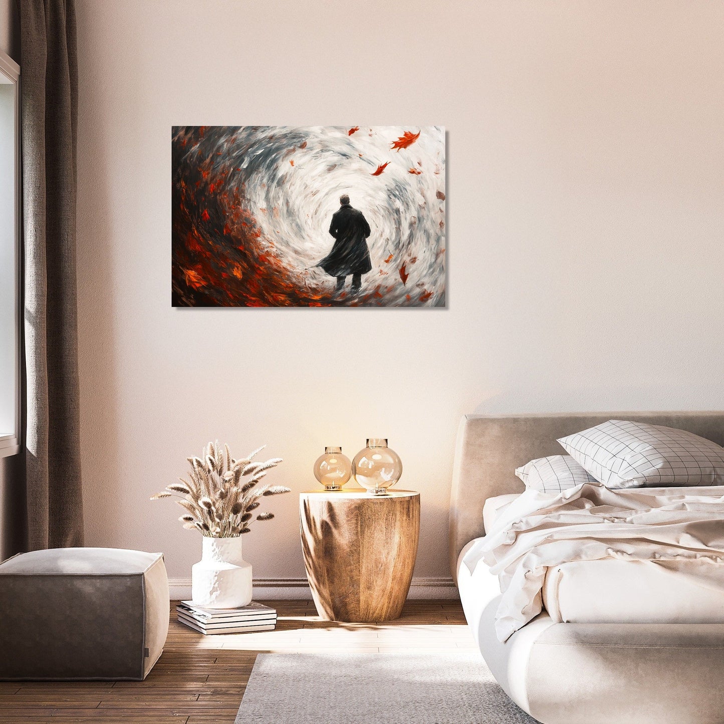 Swirling Autumn Memories Canvas