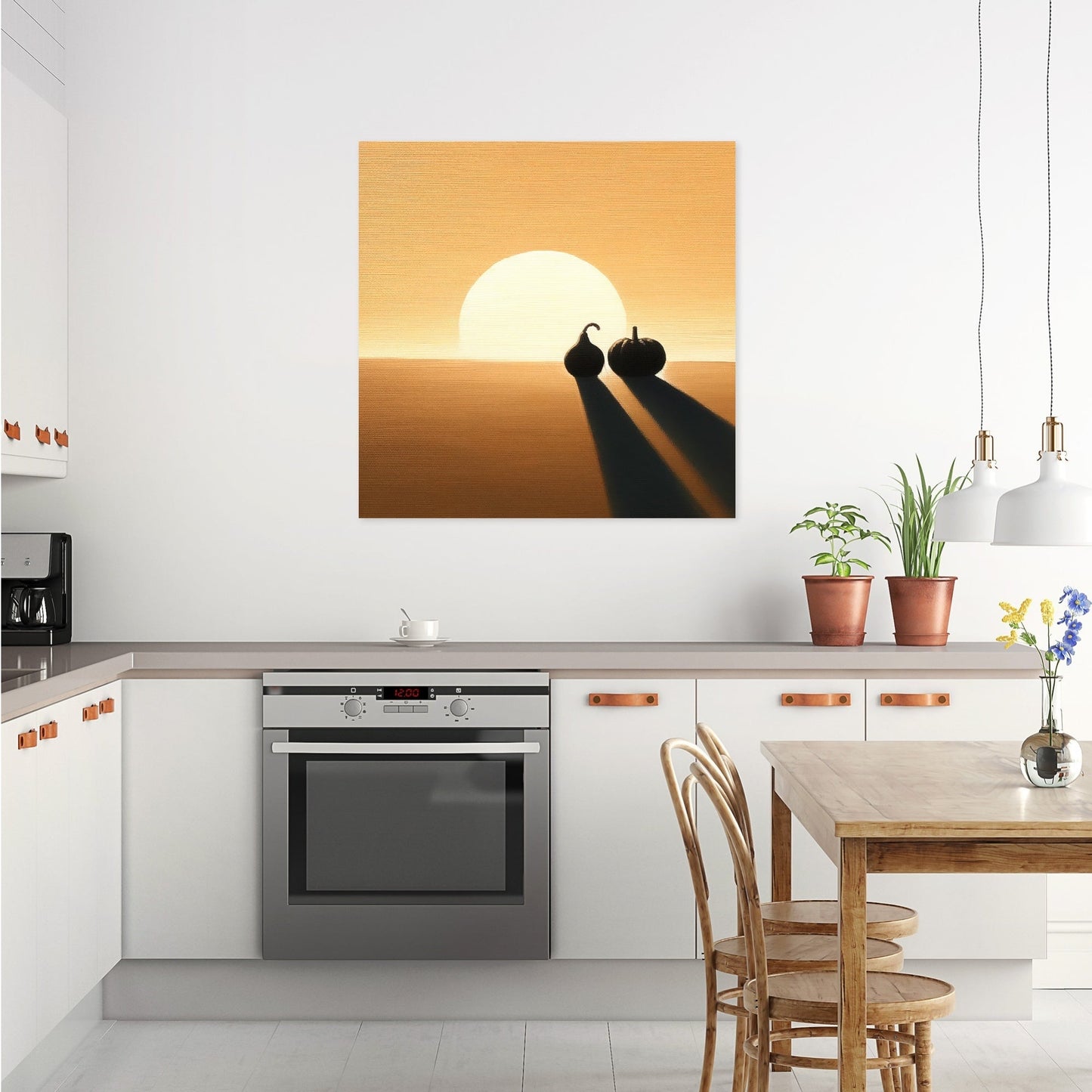 Sunset Squash Serenity Canvas