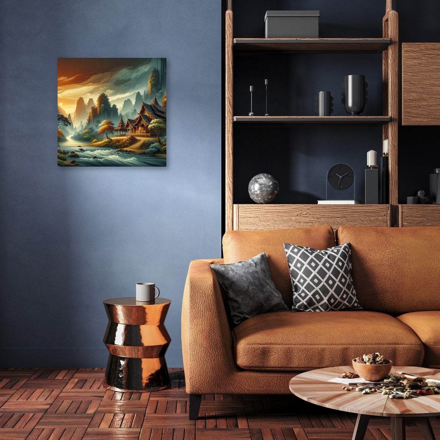 Spiritual Nature Fusion Canvas