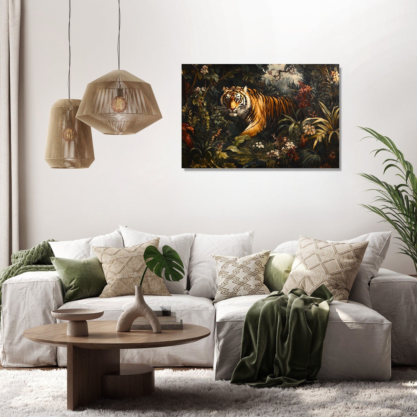 Tiger's Lethal Gaze Canvas
