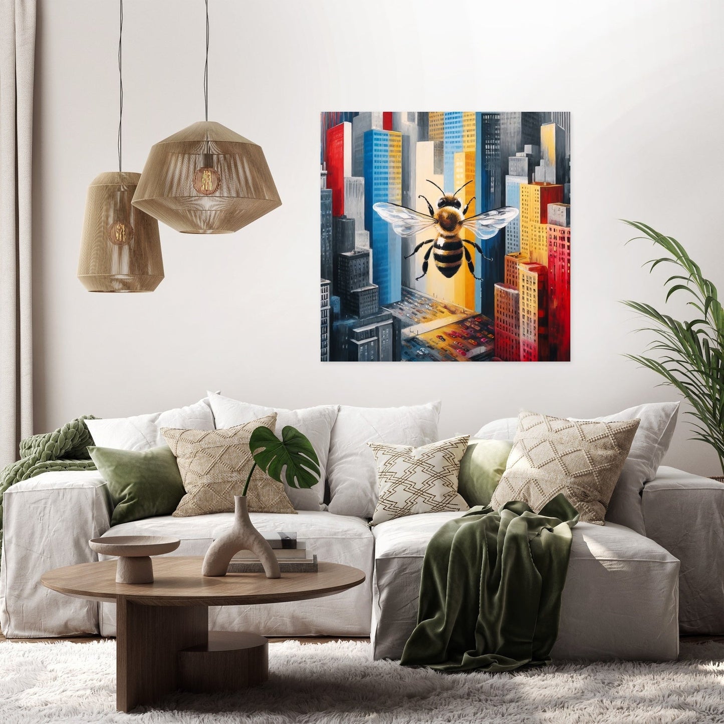 Bee in the City Canvas
