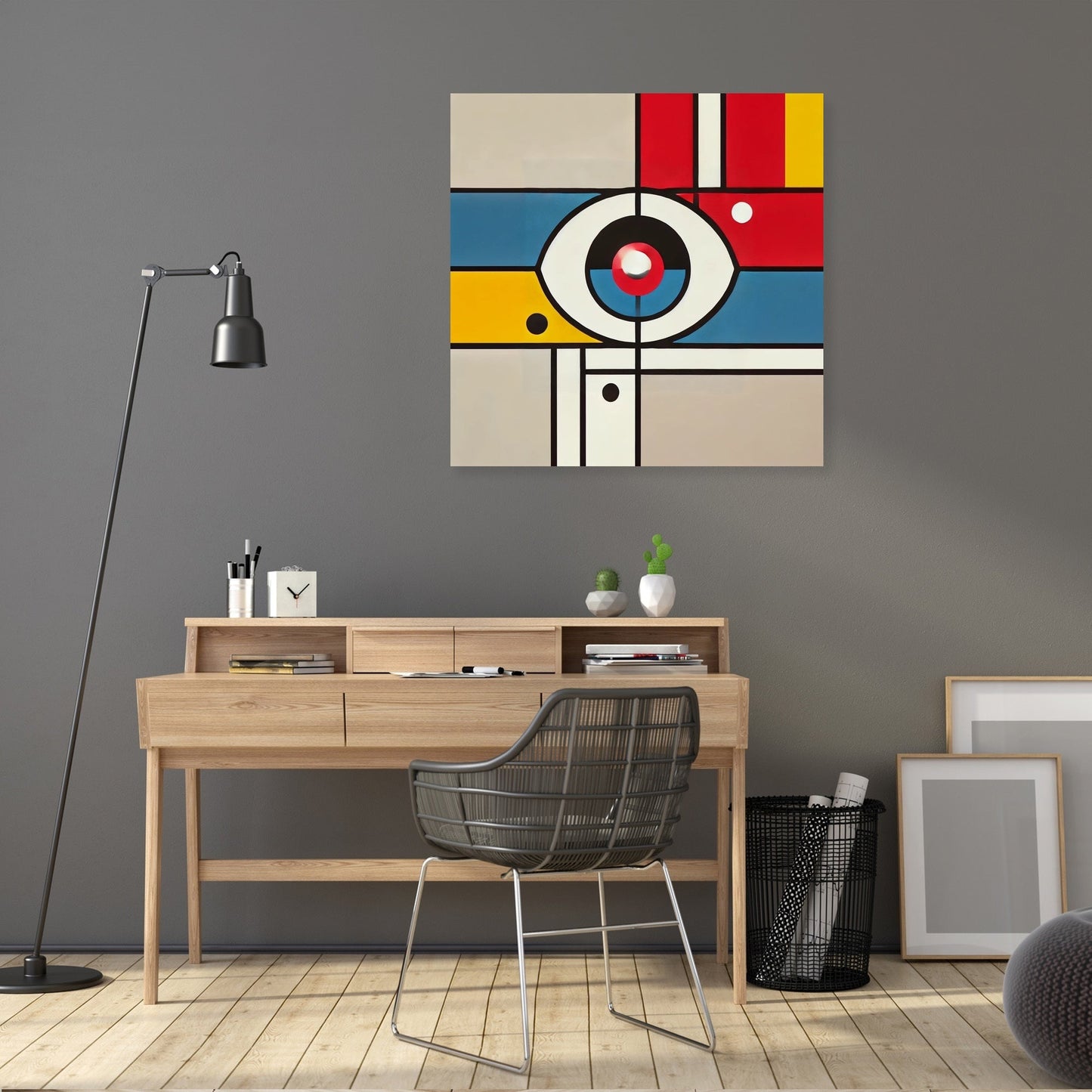 Bauhaus Eye Canvas