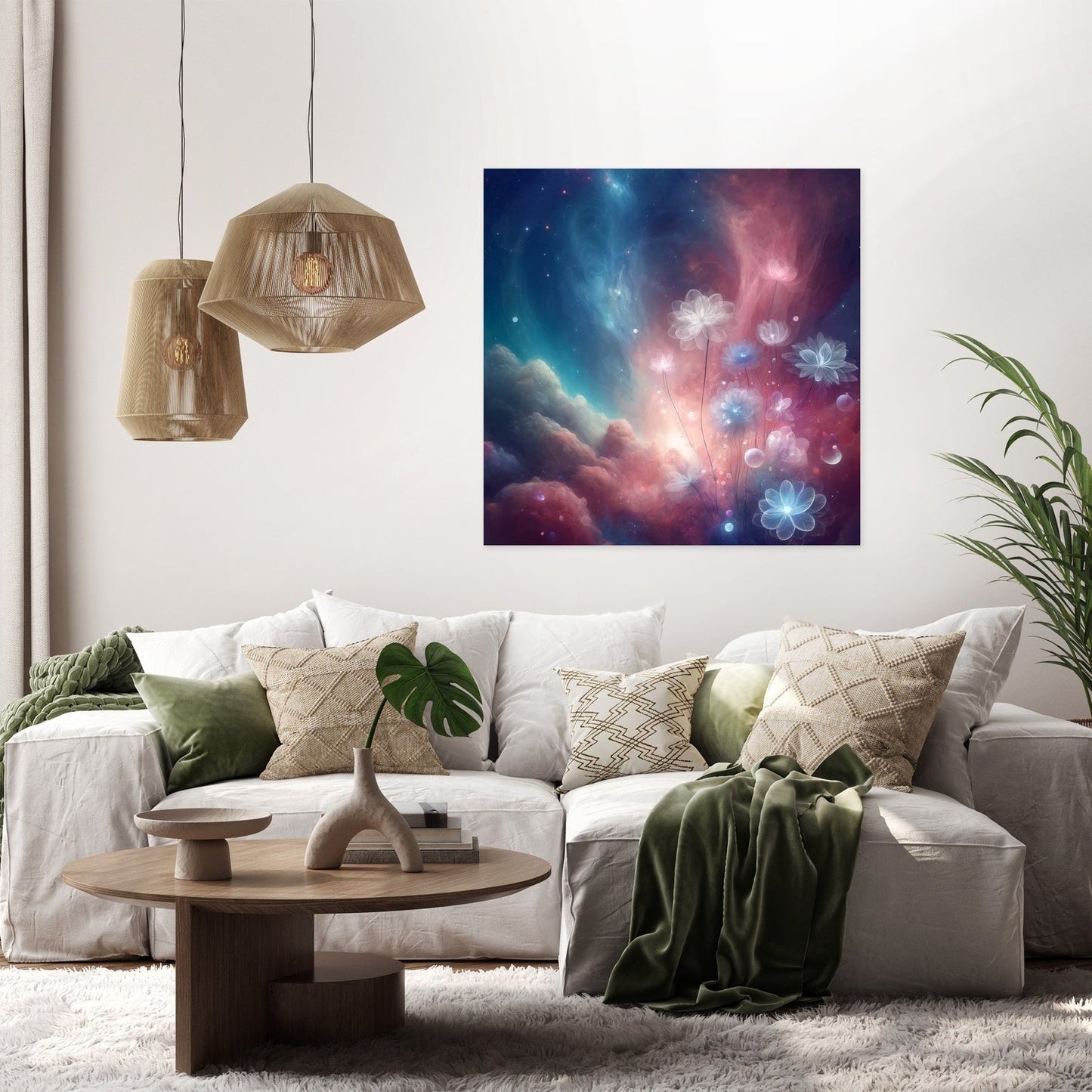Nebula Garden Canvas