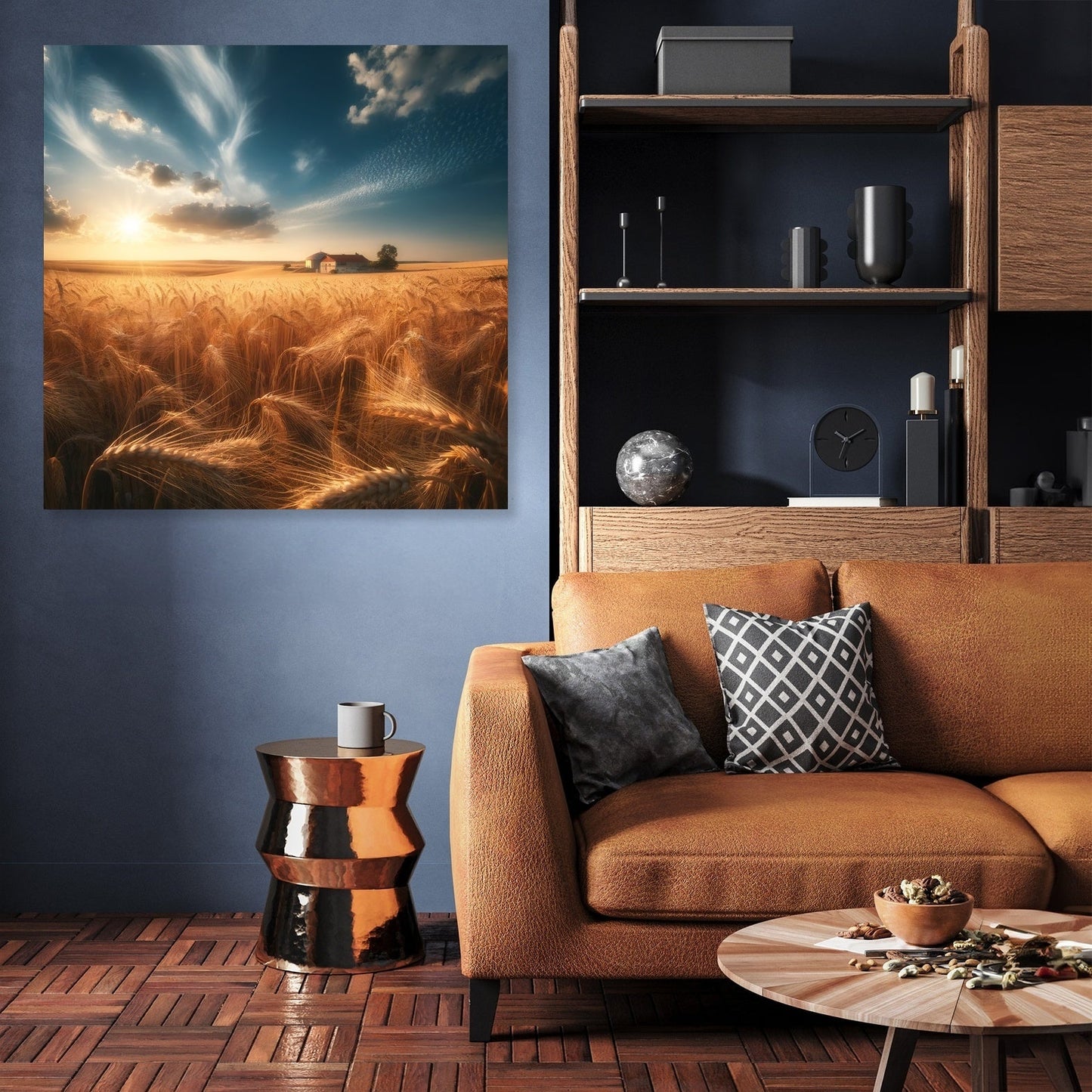 Golden Wheat Fields Canvas