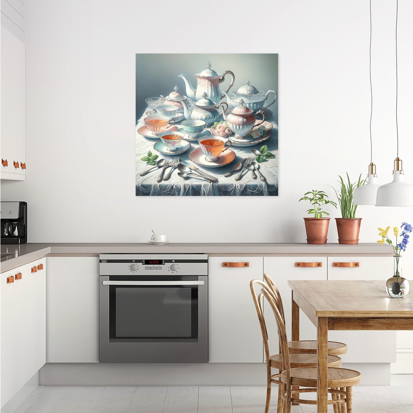 Timeless Tea Time Canvas