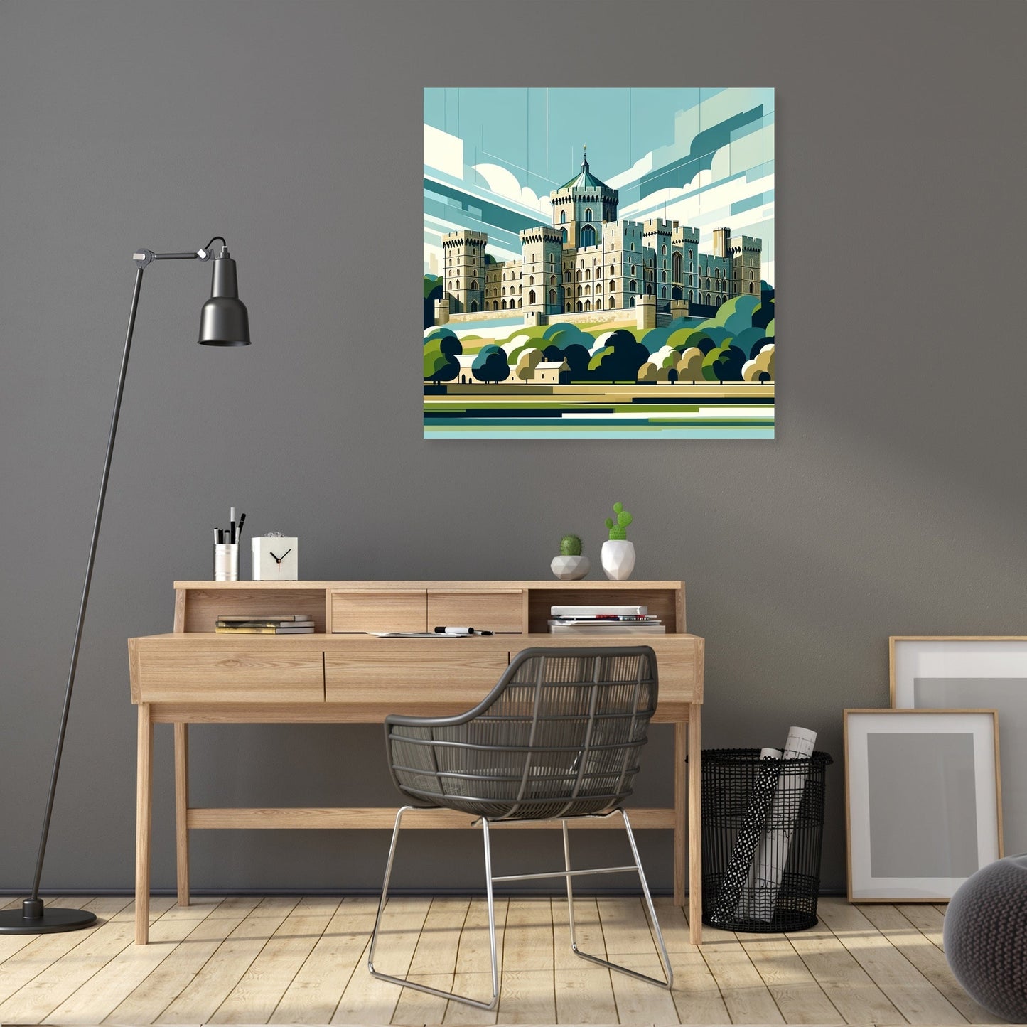 Modern Windsor Castle Canvas