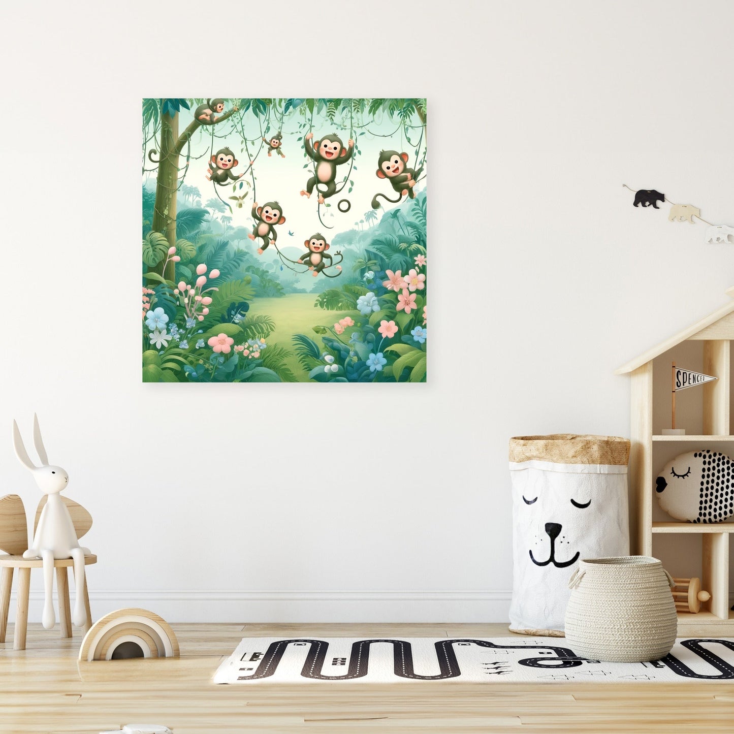 Jungle Monkeys Canvas