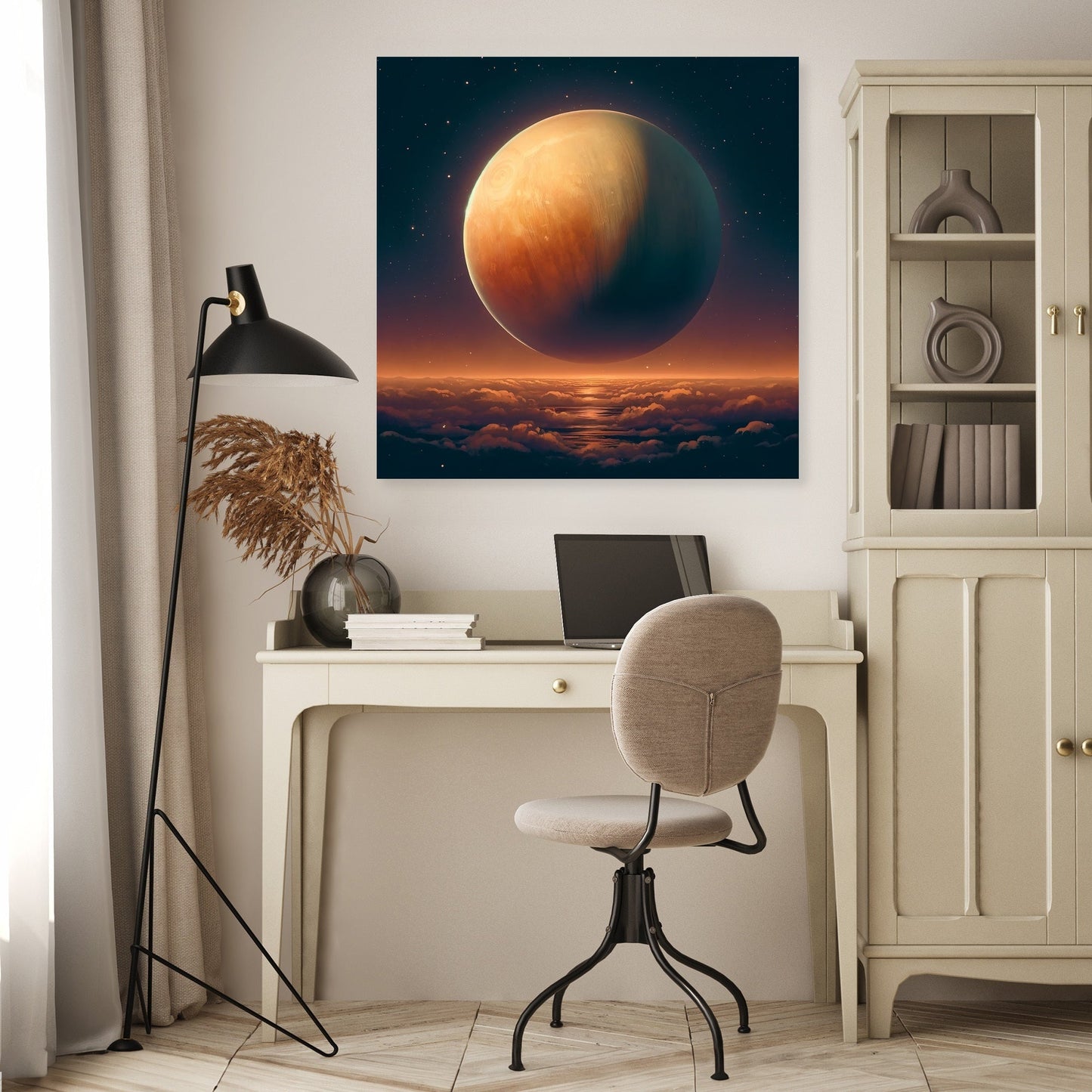 Titan's Hazy Enigma Canvas