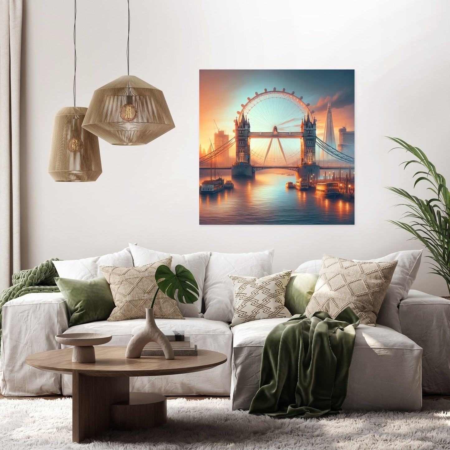 London Dusk Transition Canvas