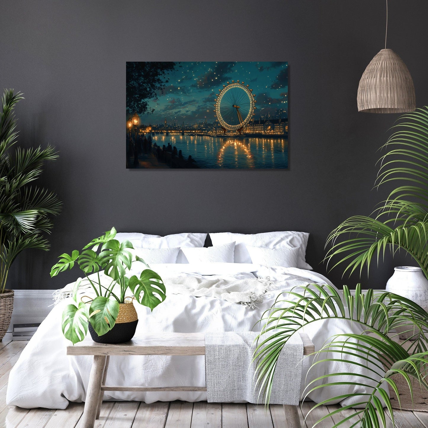 London Nightlight Canvas