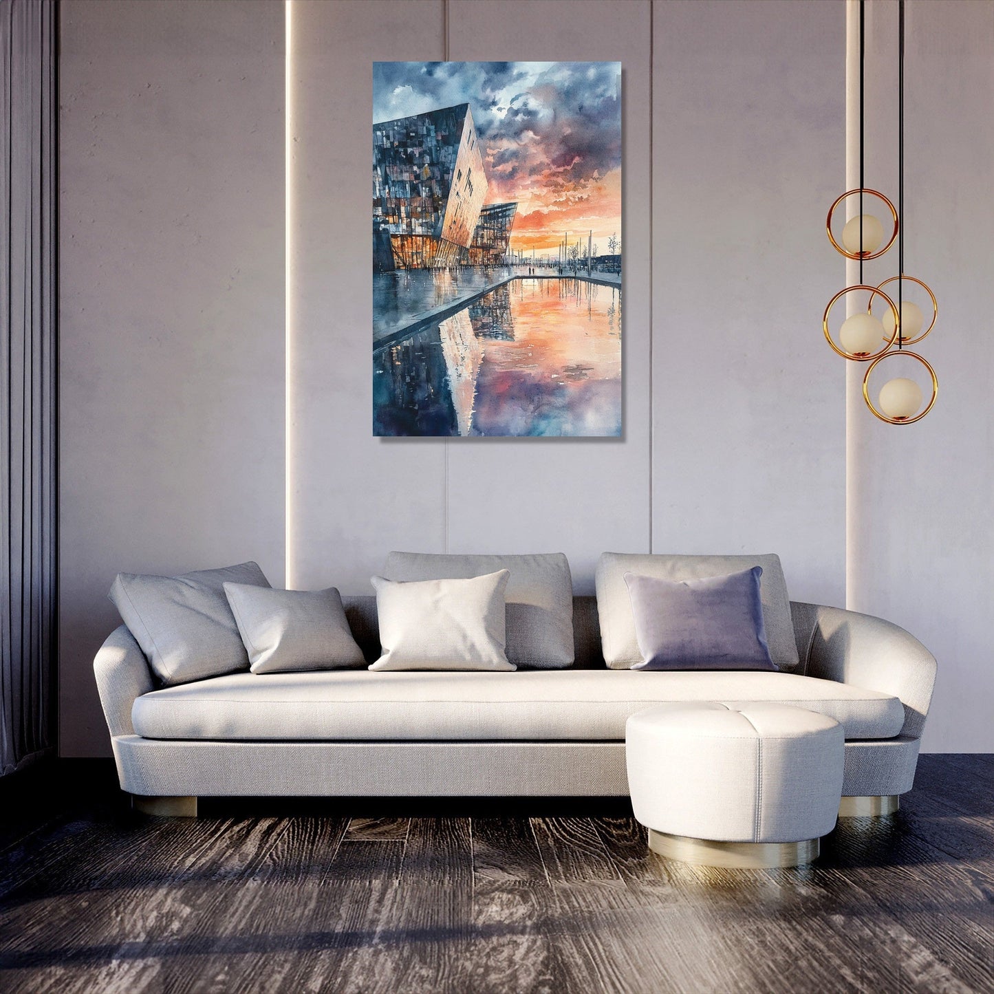 Titanic Twilight Canvas