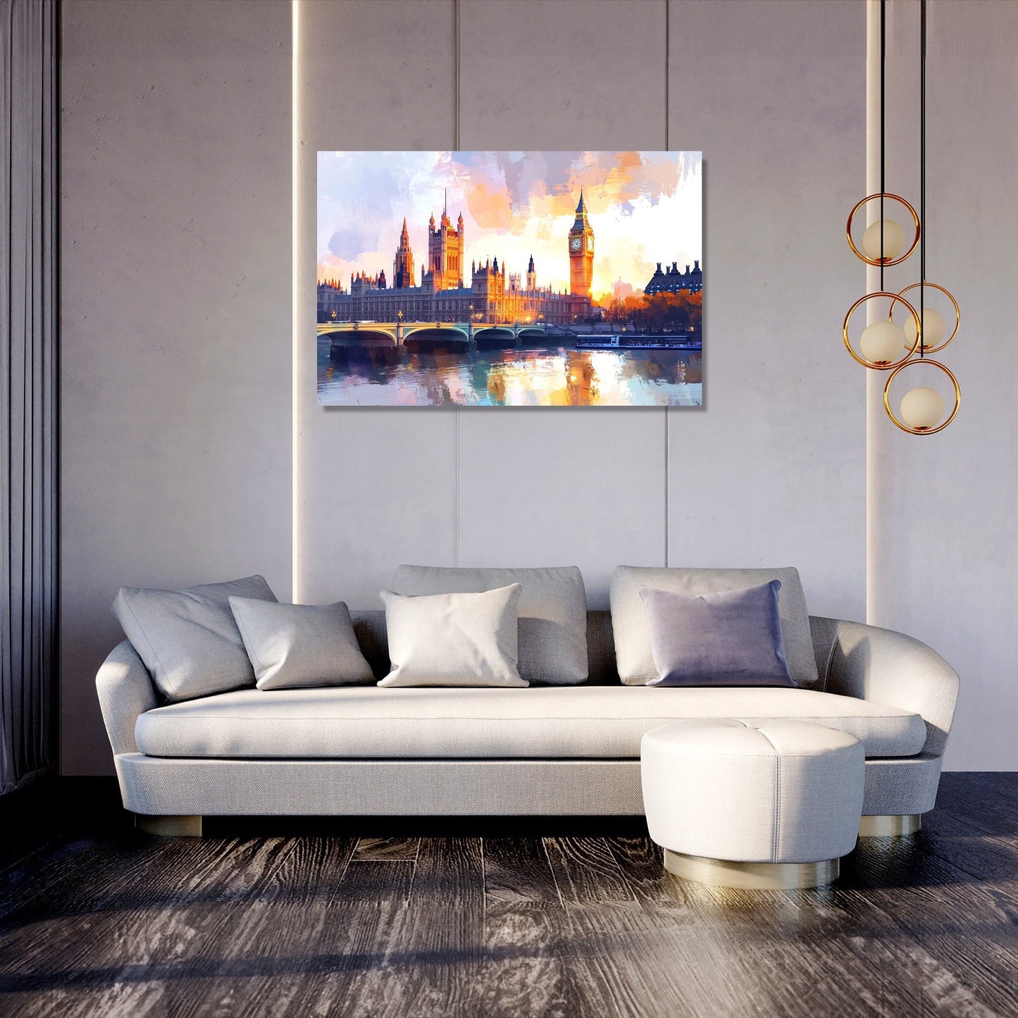 London Skyline Harmony Canvas