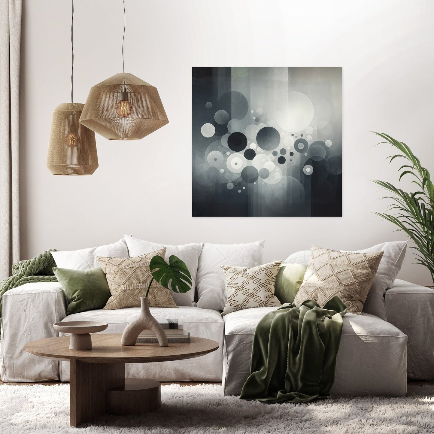 Serene Geometrics Canvas