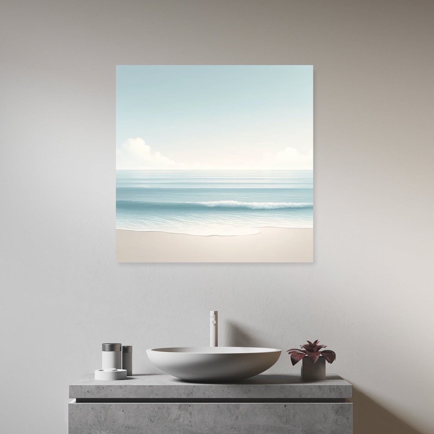 Tranquil Seaside Canvas