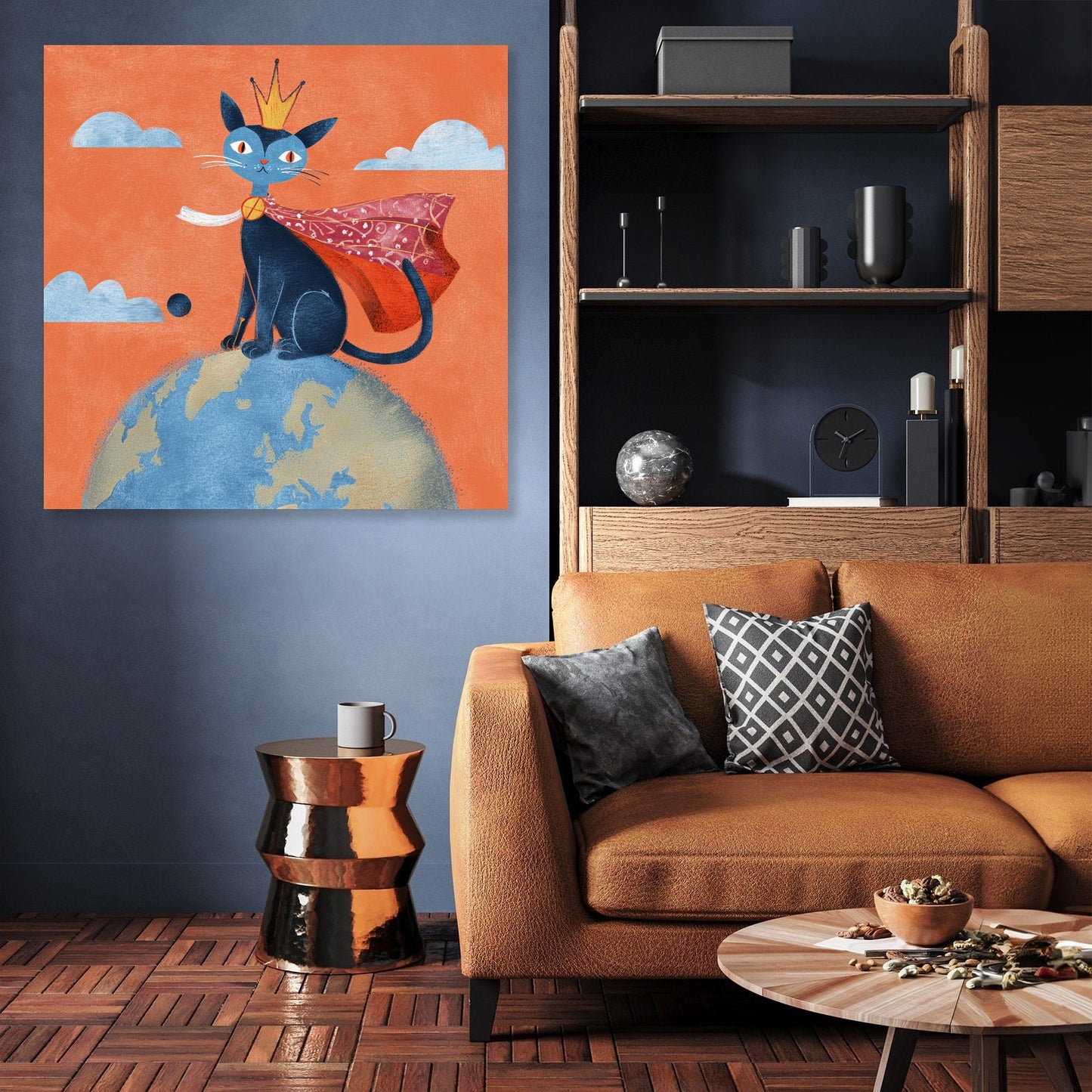 Majestic Cat Royalty Canvas
