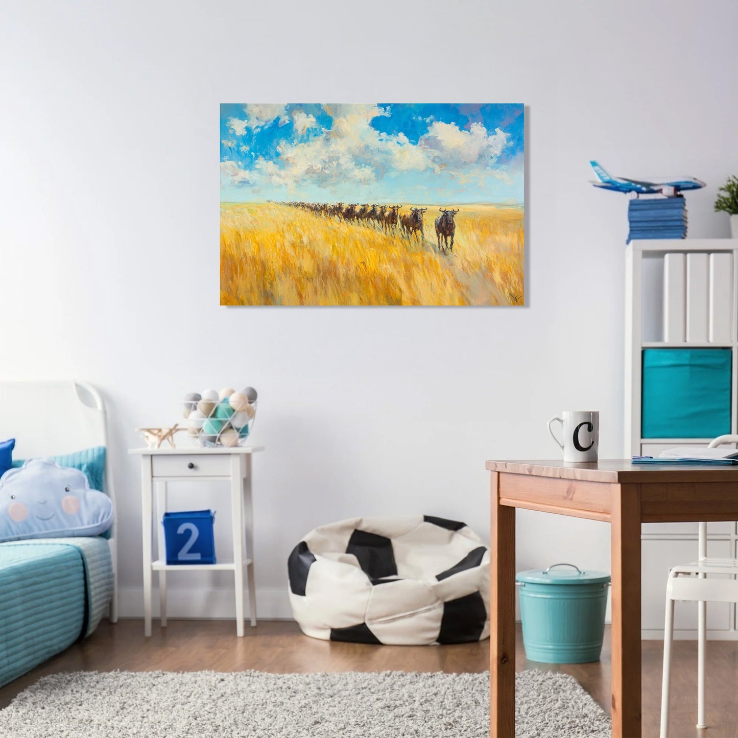 Jubilant Safari Adventure Canvas