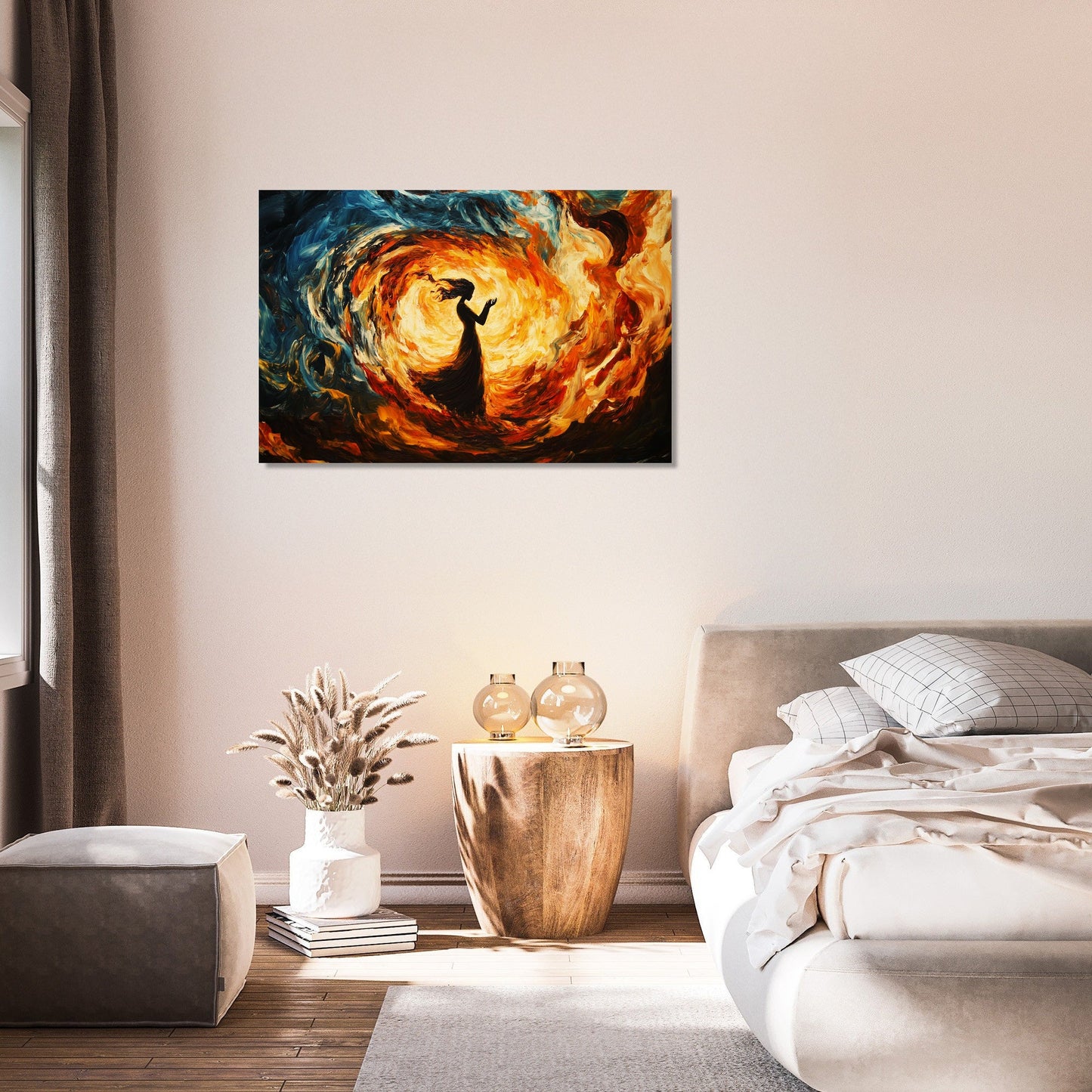 Flame Embrace Canvas