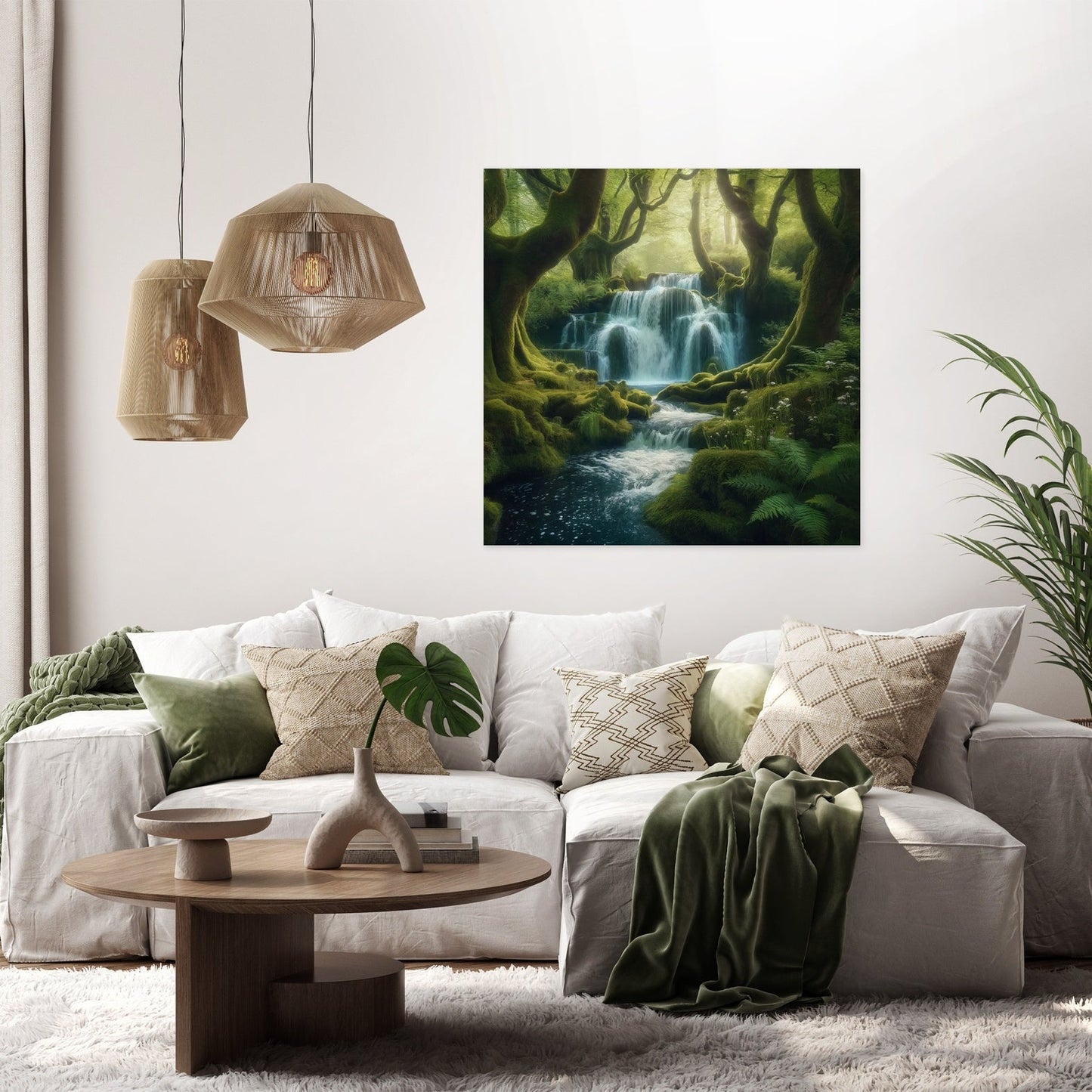 Mystical Cascade Canvas
