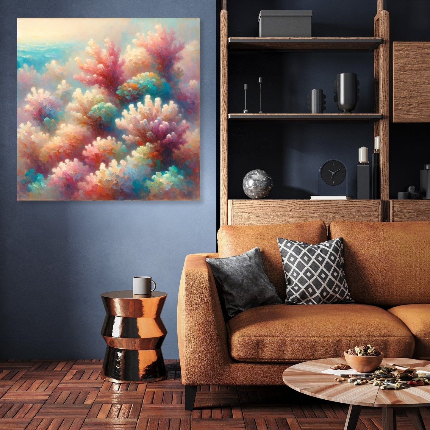 Pastel Reef Canvas