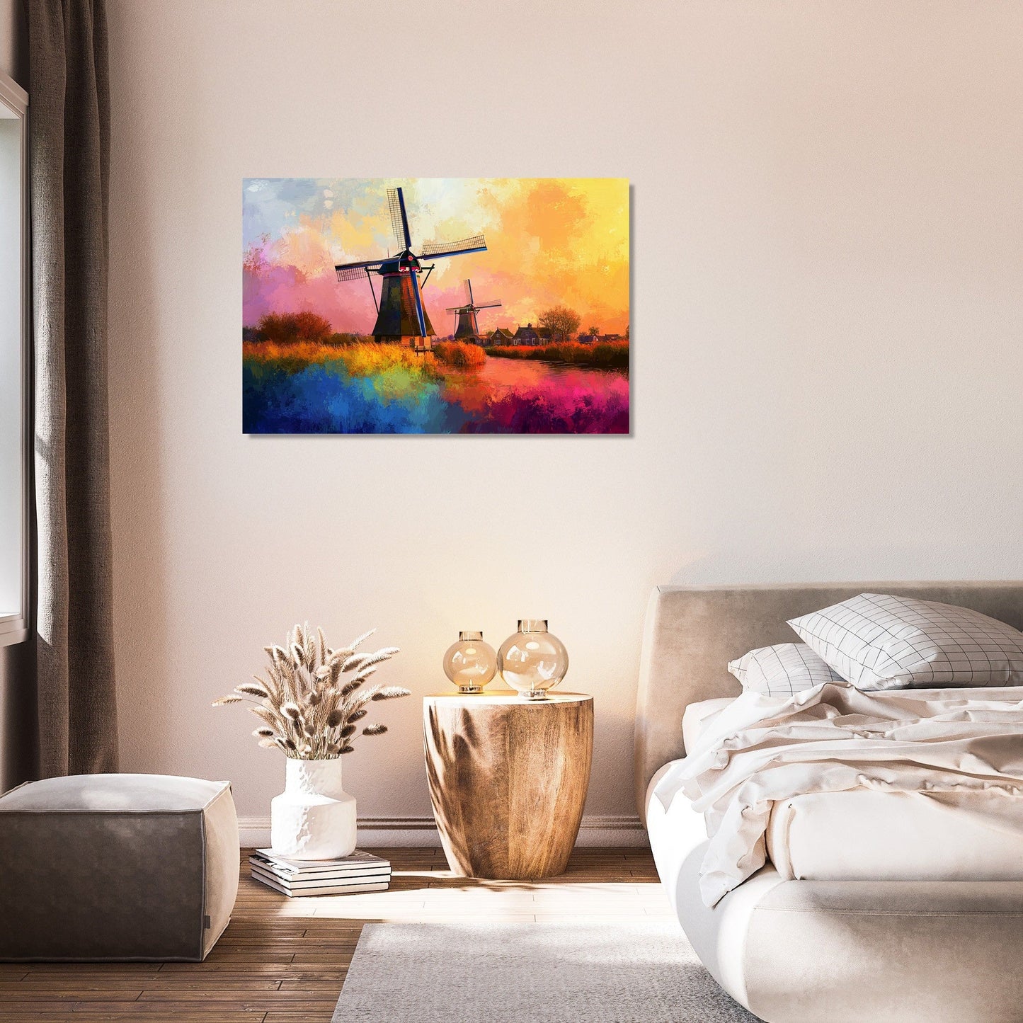 Windmill Whirl Canvas