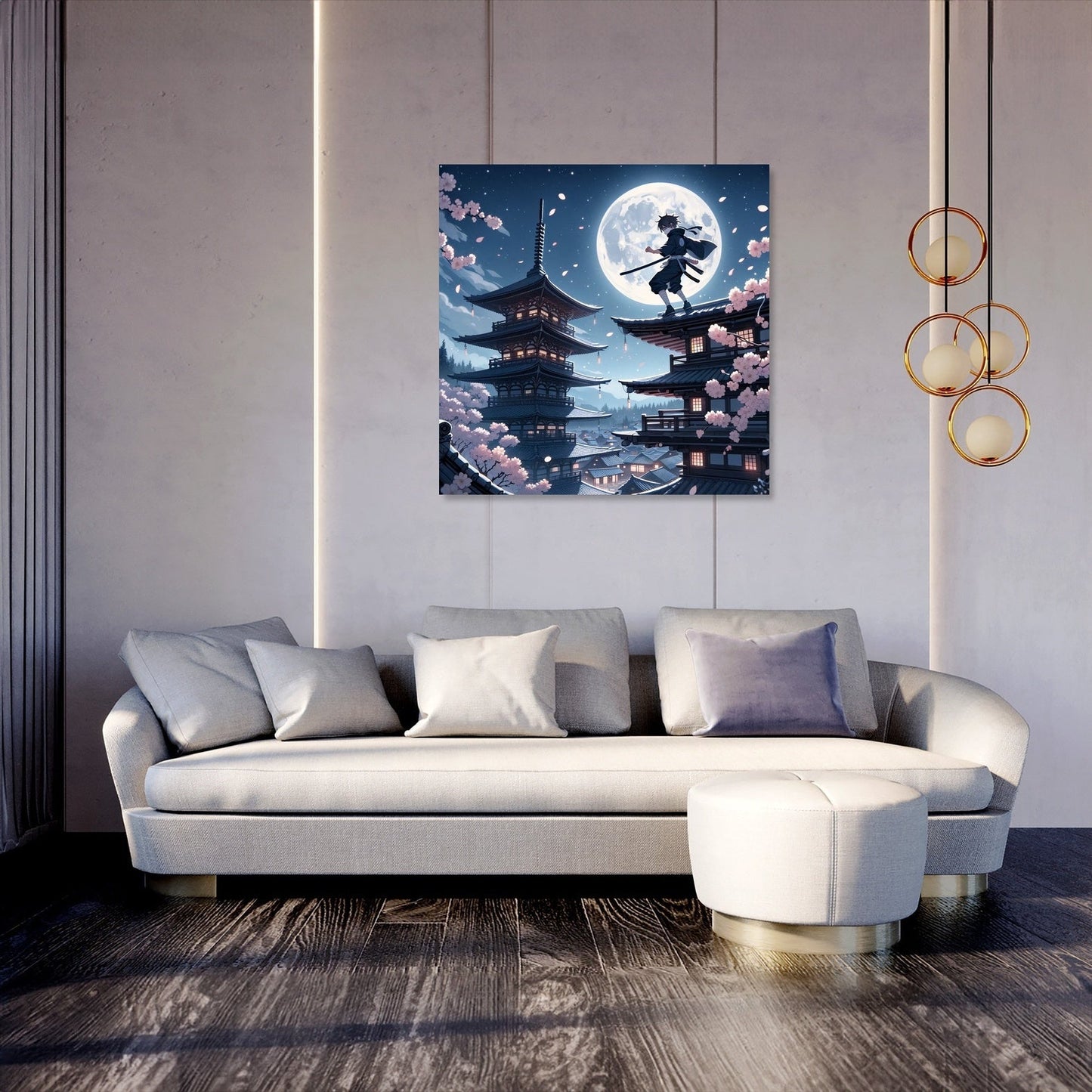 Moonlit Ninja Canvas