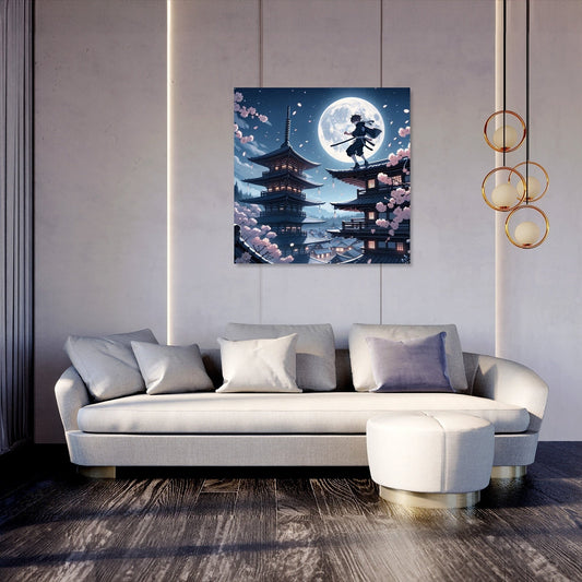 Moonlit Ninja Canvas
