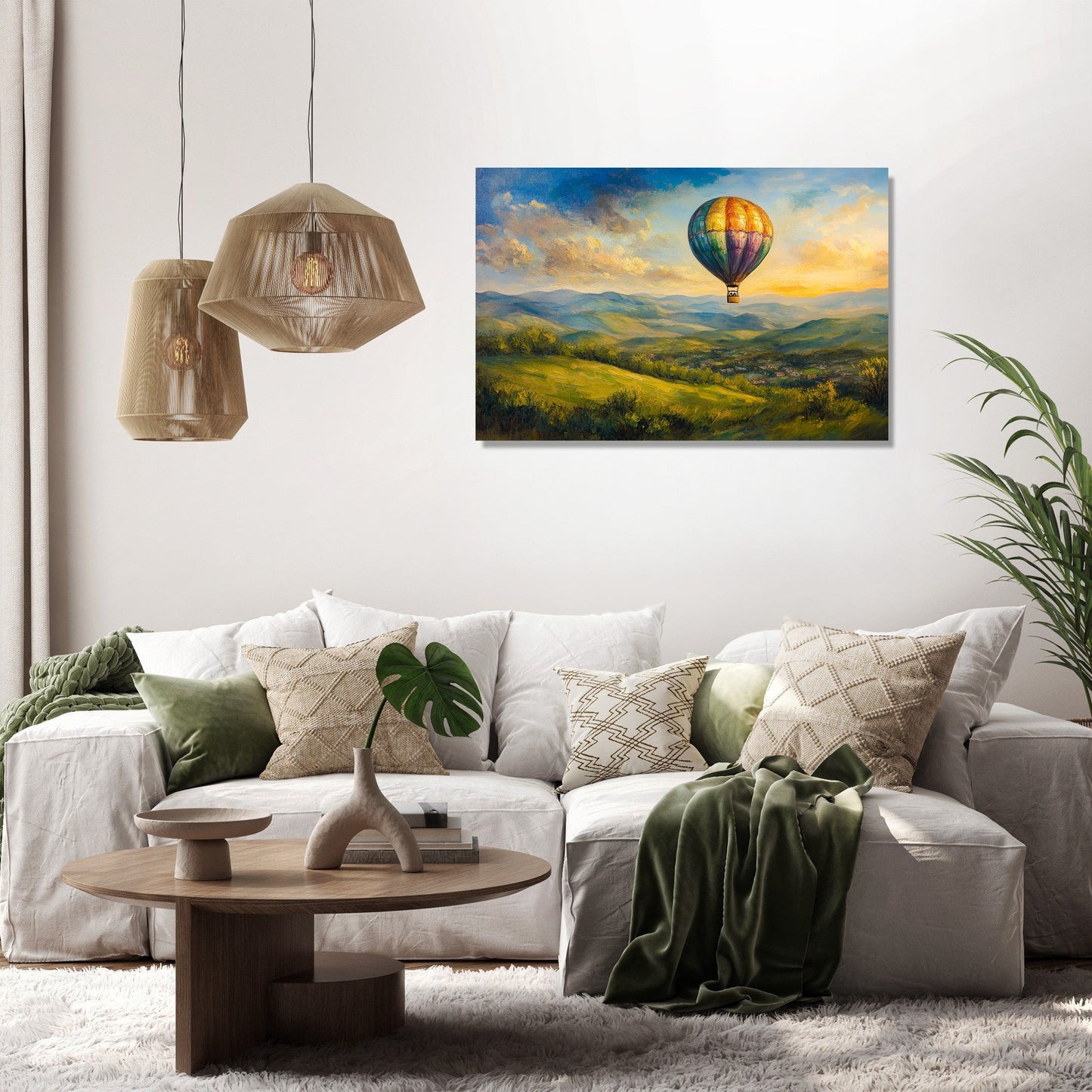 Hot Air Balloon Canvas