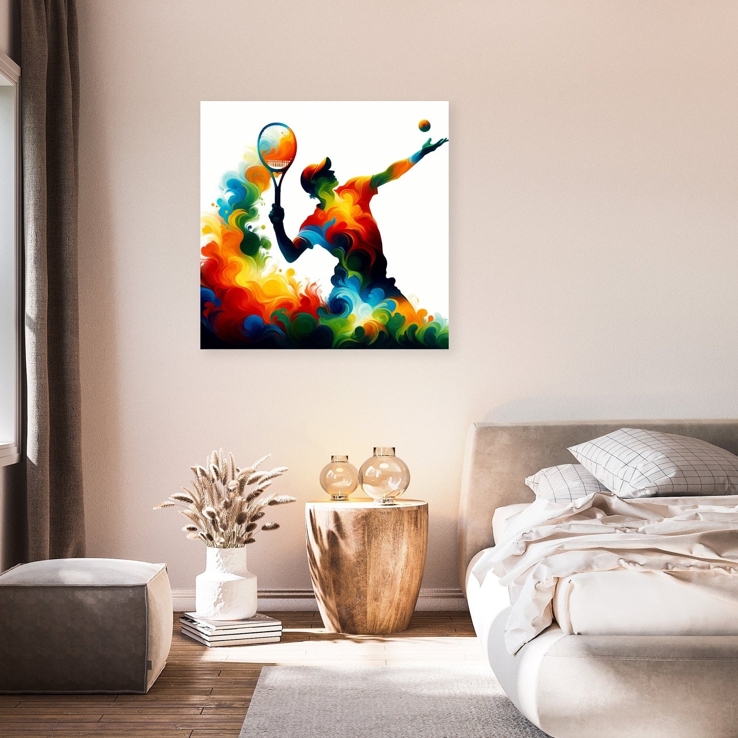 Serve and Swirl Canvas