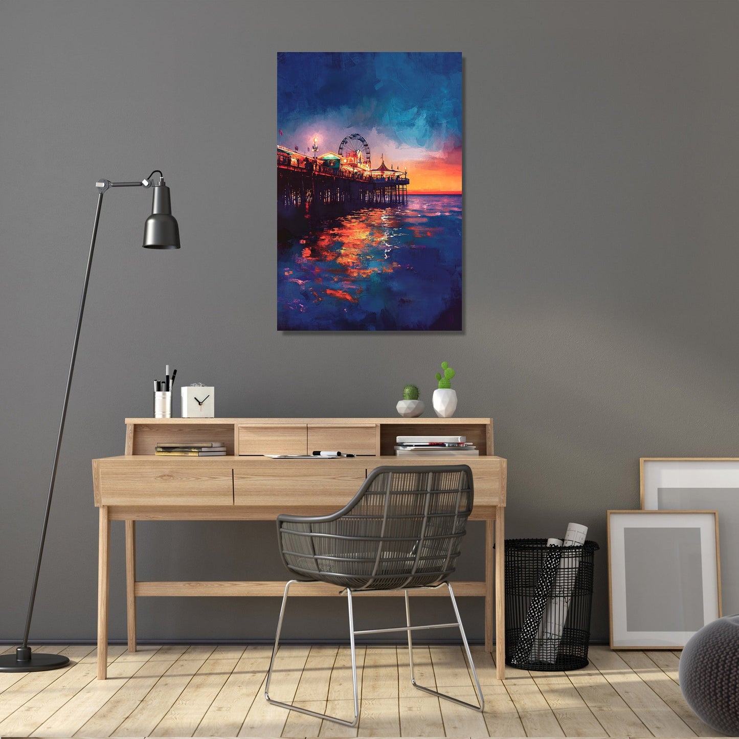 Brighton Pier Twilight Canvas
