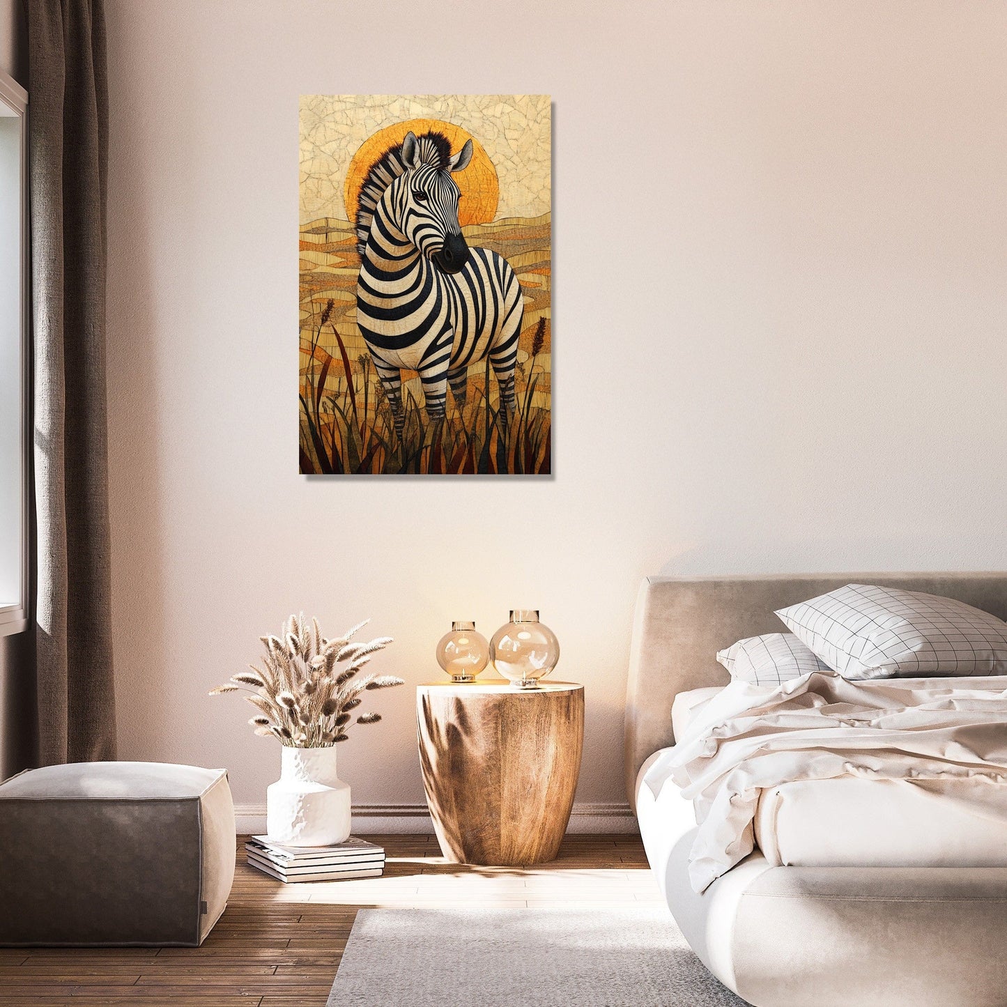 Zebra Elegance Canvas