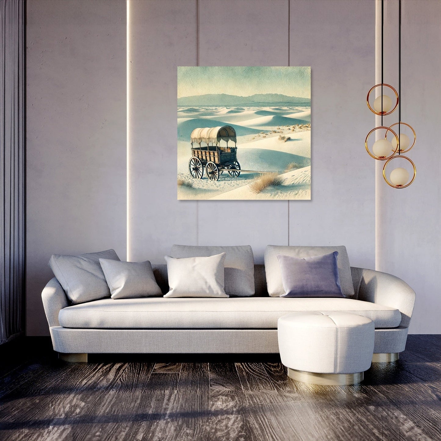 White Sands Serenity Canvas