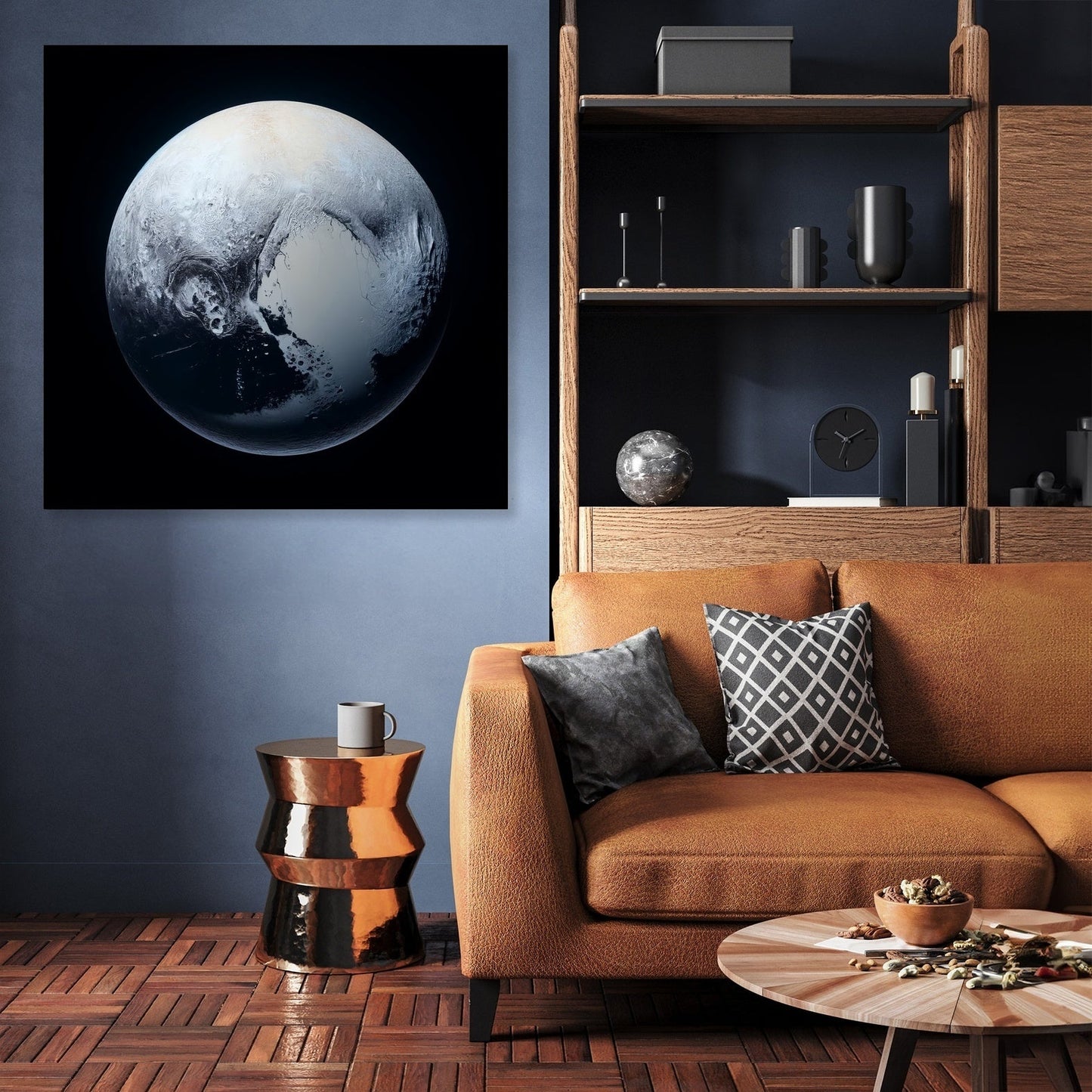 Pluto's Cosmic Isolation Canvas