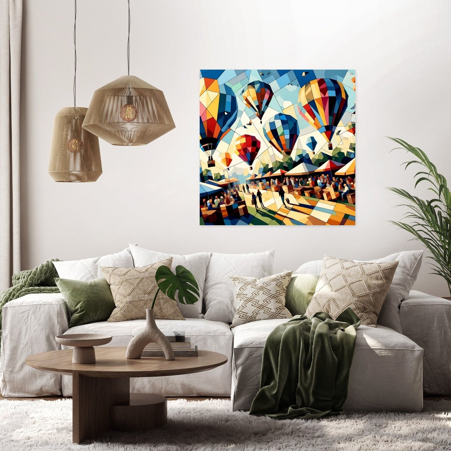 Festival of Shapes Canvas