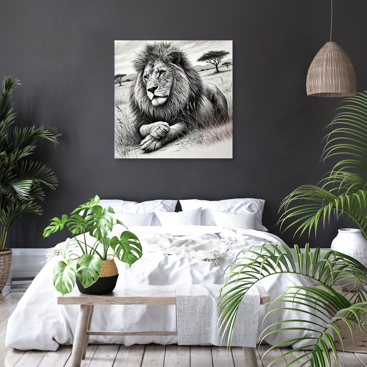 Serene Savannah Majesty Canvas