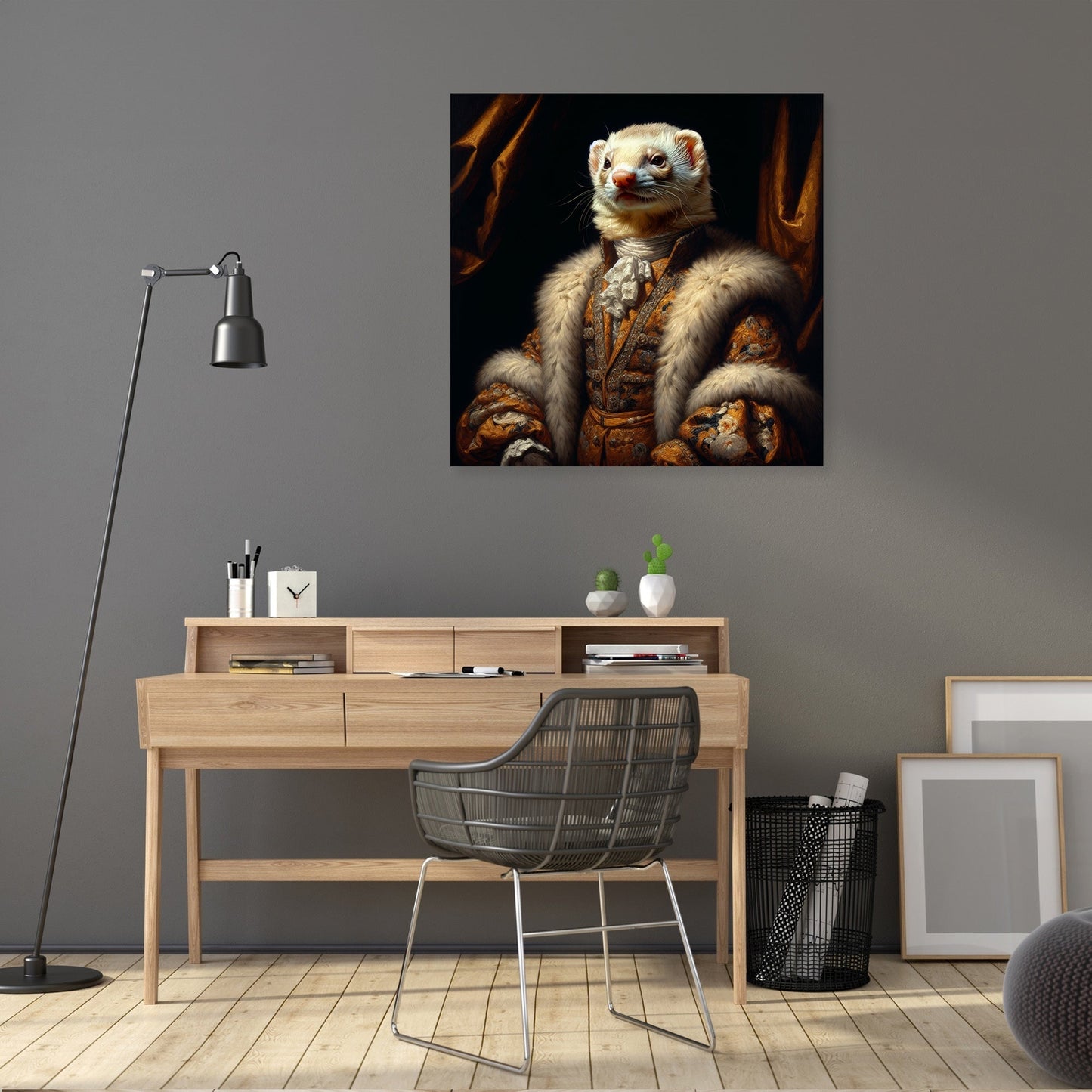 Regal Ferret Twilight Canvas