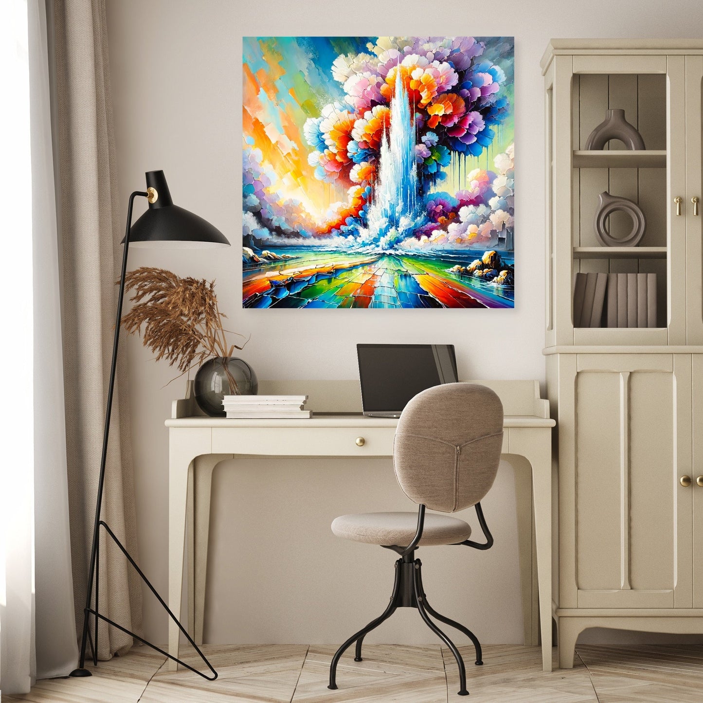 Surreal Geyser Canvas