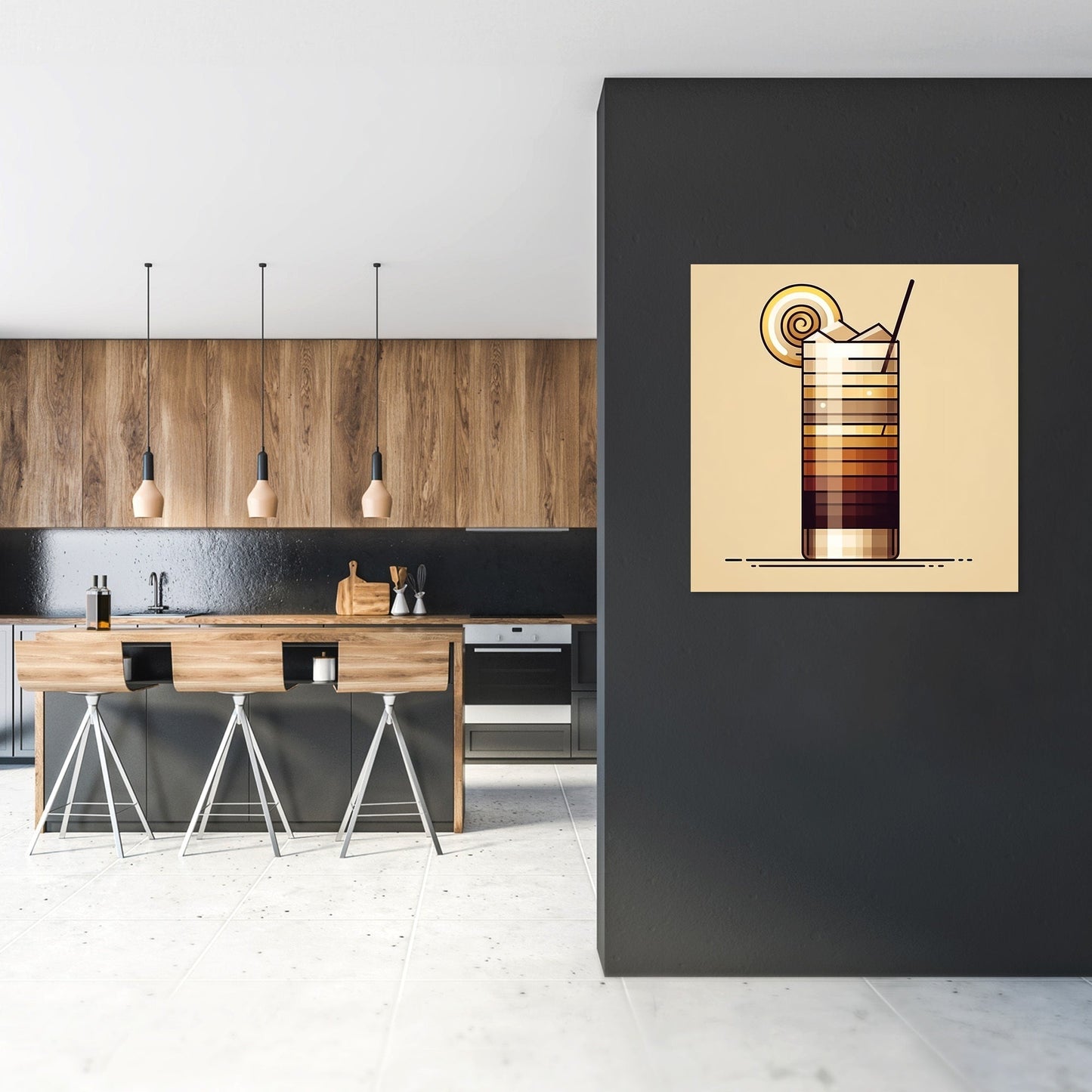 Long Island Iced Tea Minimalist Canvas