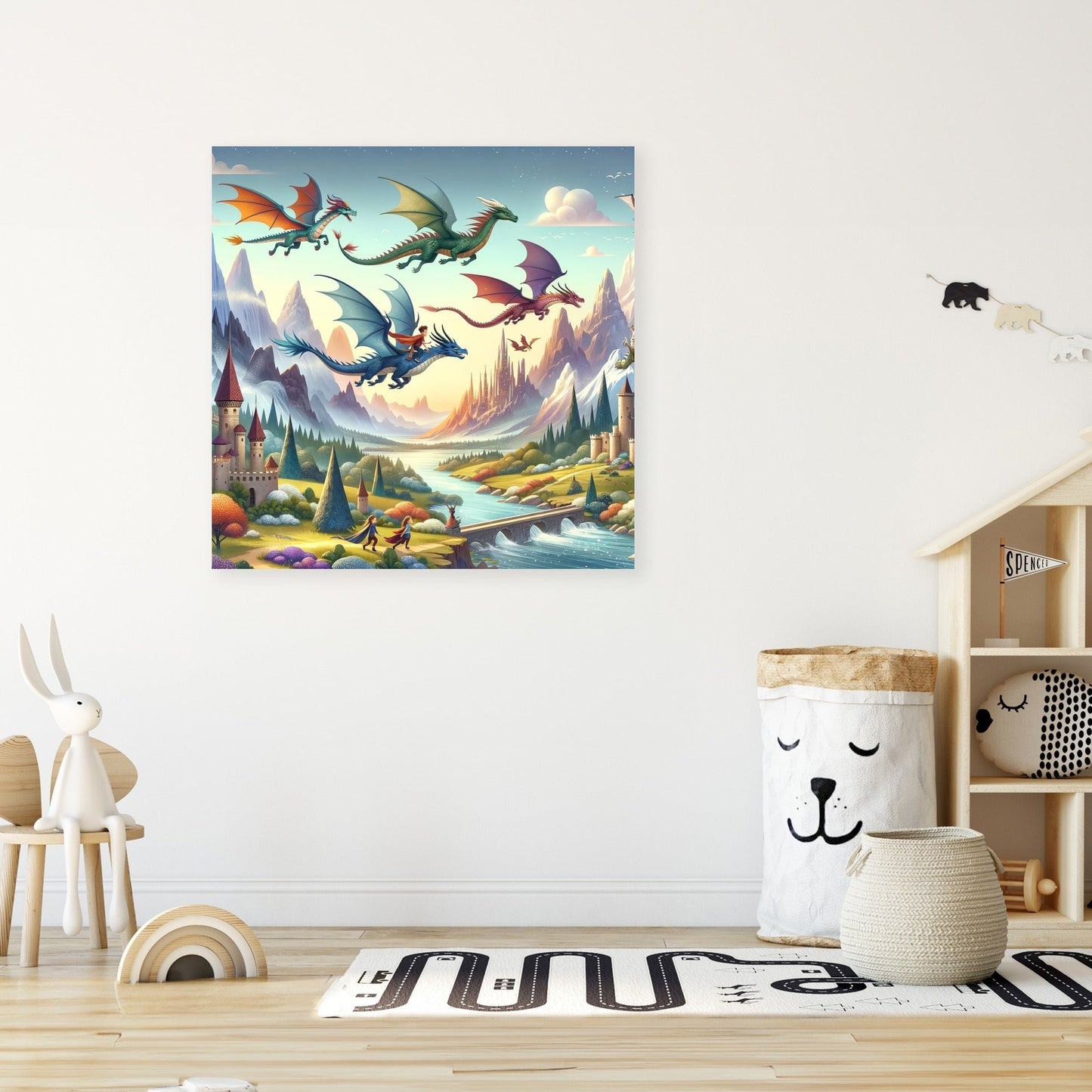 Dragon Riders Canvas