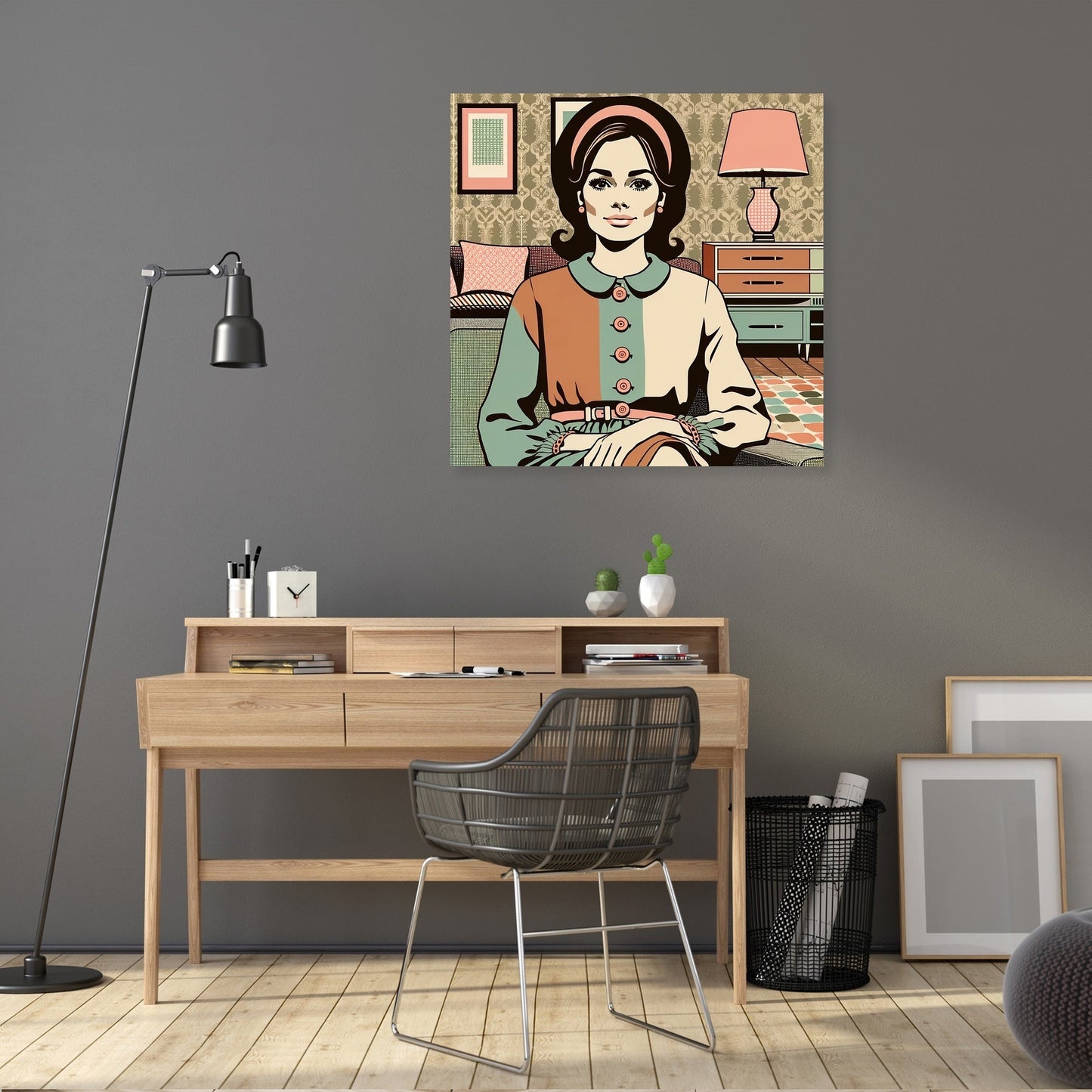 Retro Harmony Canvas