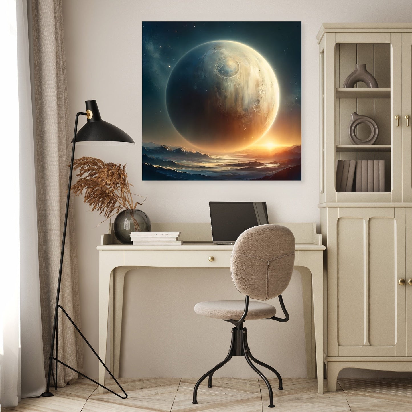 Planetary Dawn Canvas