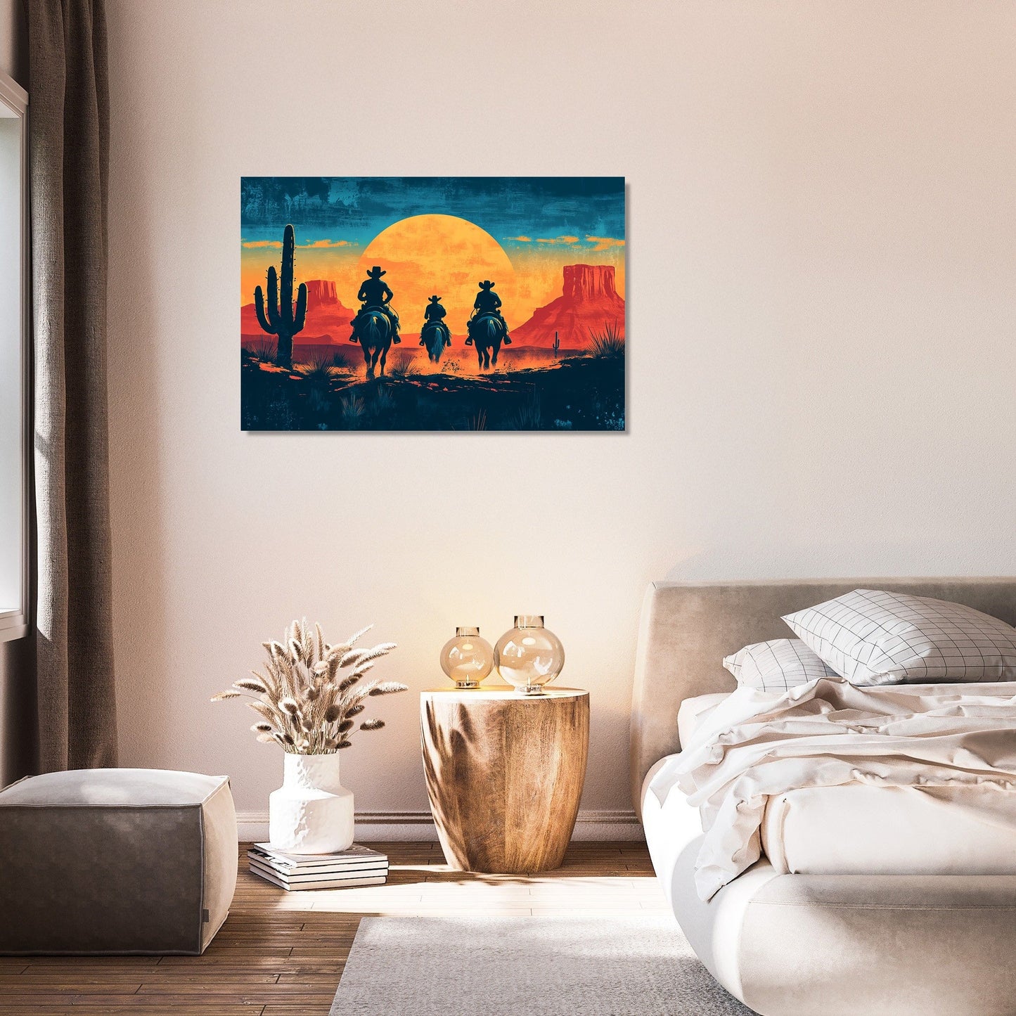 Cowboy Frontier Canvas