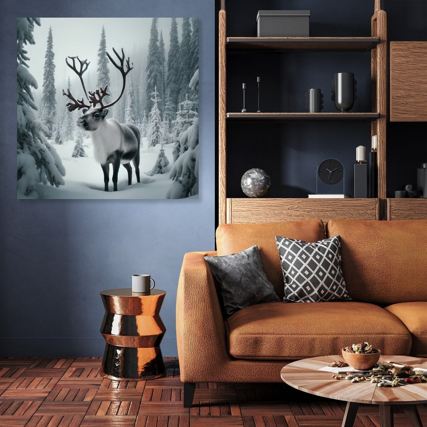 Reindeer Majesty Canvas