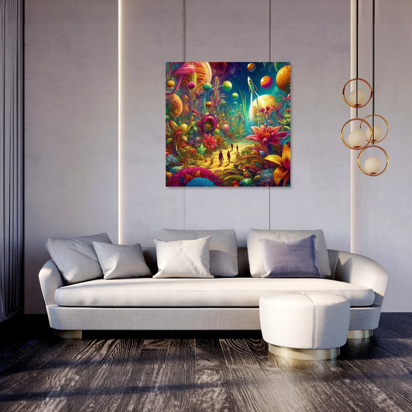Extraterrestrial Eden Canvas