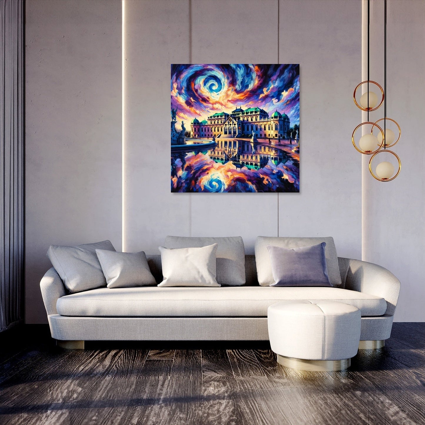 Expressionist Belvedere Canvas