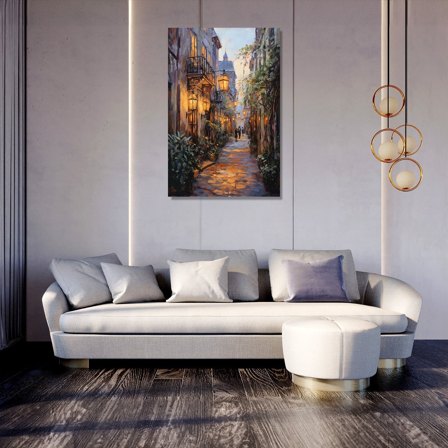 Cobblestone Nostalgia Canvas