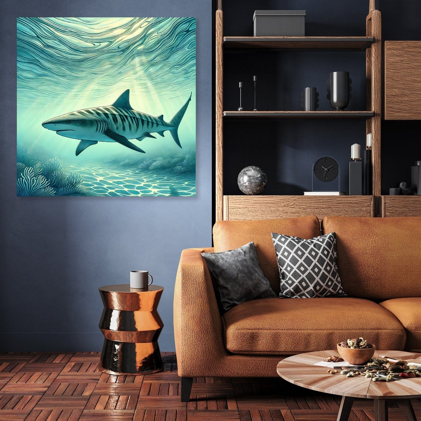 Zebra Shark Serenity Canvas