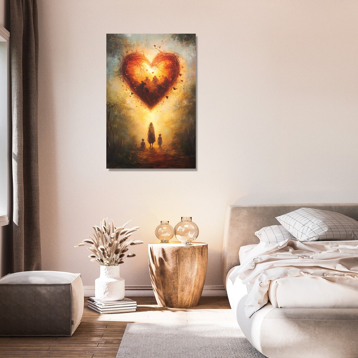 Heart of Maternal Sanctuary Canvas