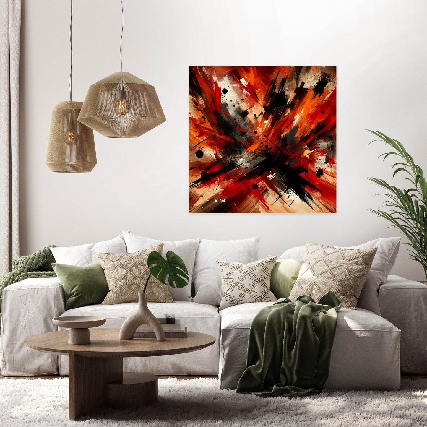 Irritation Frayed Canvas