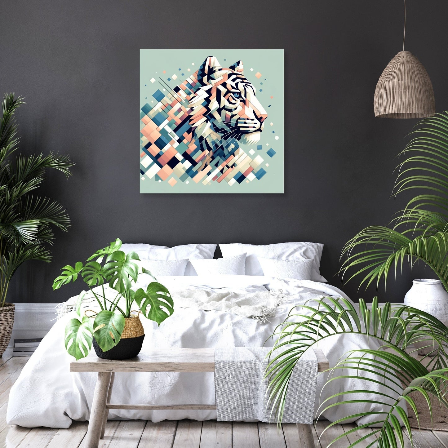 Echoes of the Wild Tiger Canvas